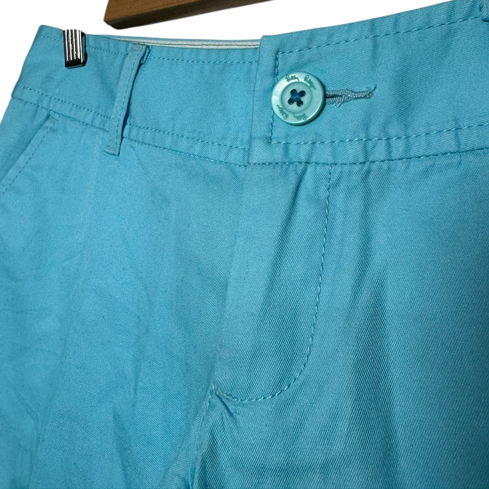 Lilly Pulitzer The Callahan Shorts Women's Size 0 Light Blue Style# 26712 Cotton - Picture 3 of 8